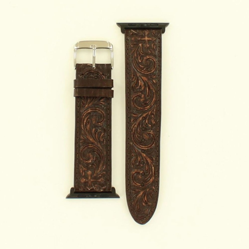 Nocona Embossed Leather iWatch Band
